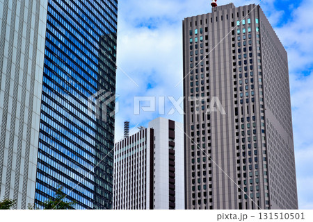 新宿副都心　超高層ビル群の風景 131510501