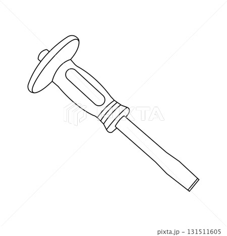 concrete chisel icon 131511605