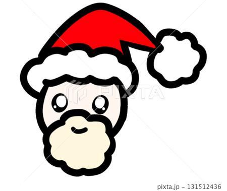 クリスマス　サンタクロース　顔 131512436