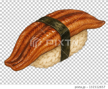 星鰻握壽司插圖（1個） 131512657