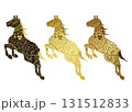 装飾された馬2 131512833