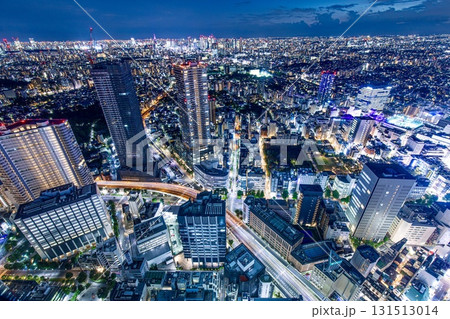 【夜景100選】東京都、サンシャイン60展望台から眺める池袋の夜景(新宿方面) 【夜景100選】東京都、サンシャイン60展望台から眺める池袋の夜景(新宿方面) 131513014