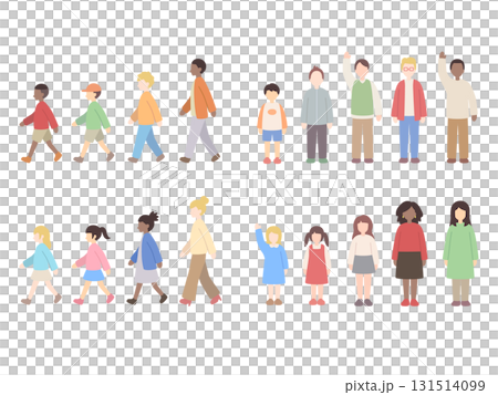 色んな国の人のイラスト 131514099