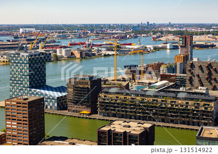 Port of Rotterdam is the largest port in Europe, located in city of Rotterdam, Netherlands Port of Rotterdam is the largest port in Europe, located in city of Rotterdam, Netherlands 131514922