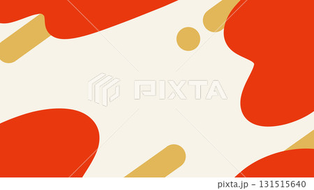 流体シェイプお正月カラー背景 131515640