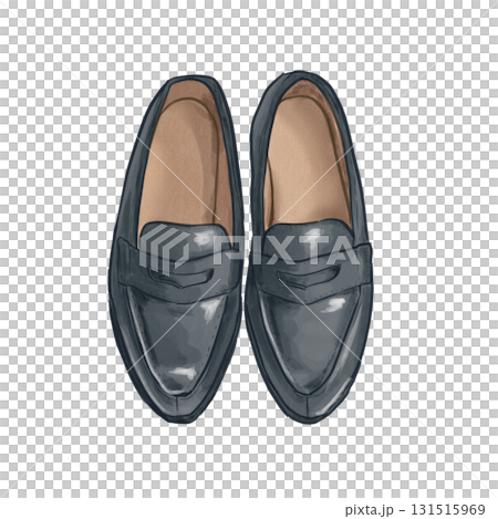 黑色樂福鞋 131515969