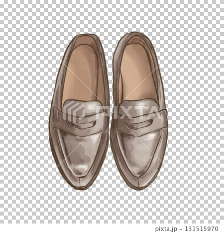 棕色樂福鞋 131515970