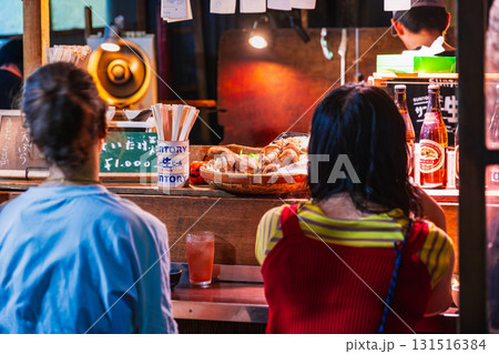 夜の博多 中洲の屋台グルメ 夜の博多 中洲の屋台グルメ 131516384