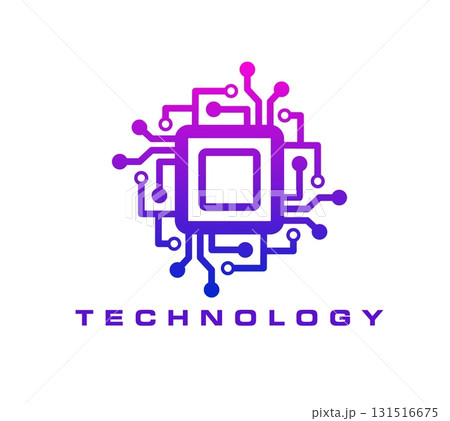 Computer chip, AI software technology icon 131516675