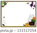 ハロウィンのかわいいフレーム素材 ハロウィンのかわいいフレーム素材 131517254