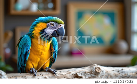 bird with blue bird 131517532