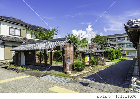 佐賀鹿島 肥前浜宿の町並み 酒蔵通り 酒蔵通小公園 佐賀県鹿島市 佐賀鹿島 肥前浜宿の町並み 酒蔵通り 酒蔵通小公園 佐賀県鹿島市 131518030