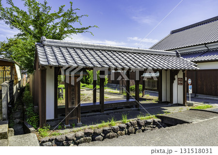 佐賀鹿島　肥前浜宿の町並み　酒蔵通り　酒蔵通小公園　佐賀県鹿島市 131518031