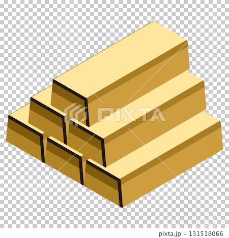 gold bar illustration gold bar illustration 131518066