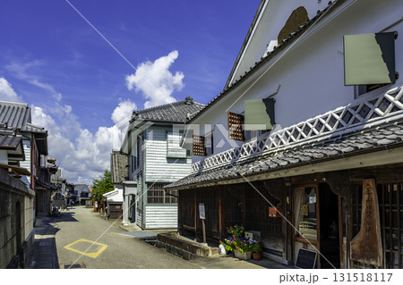 佐賀鹿島　肥前浜宿の町並み　酒蔵通り　山口醤油醸造場　佐賀県鹿島市 131518117