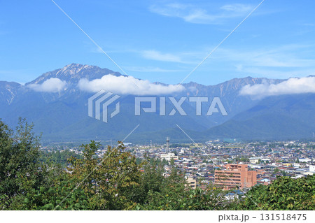 信濃大町　初秋の北アルプス 131518475