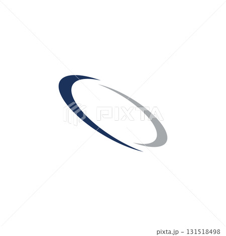 swoosh circle icon vector illustration swoosh circle icon vector illustration 131518498