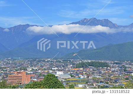 信濃大町　初秋の北アルプス 131518522