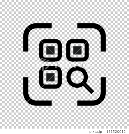 QR code, barcode icon 131520012