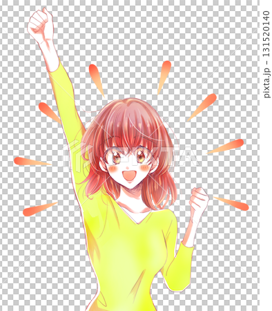 Woman raising her fist 131520140