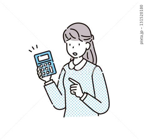 電卓　主婦とお金 131520180