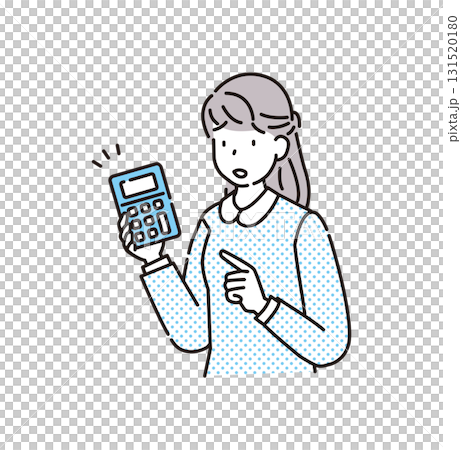 Calculator Housewife and Money 131520180