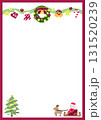 かわいいクリスマスフレーム素材縦 かわいいクリスマスフレーム素材縦 131520239