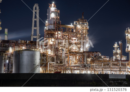 【工場夜景の聖地】 四日市の工場夜景 (三重県 四日市市 大正橋) 【工場夜景の聖地】 四日市の工場夜景 (三重県 四日市市 大正橋) 131520376