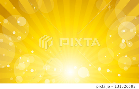 放射線状にキラキラした黄色の背景イラスト 放射線状にキラキラした黄色の背景イラスト 131520595
