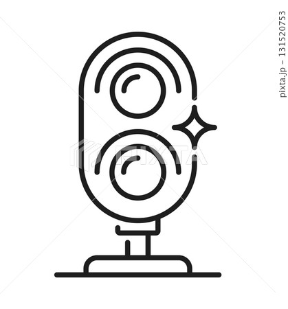 Railroad and railway icon of train and subway signal lights, vector line pictogram. Railroad and railway line icon of train traffic lights for subway or metro transport, underground and tram railcar Railroad and railway icon of train and subway signal lights, vector line pictogram. Railroad and railway line icon of train traffic lights for subway or metro transport, underground and tram railcar 131520753