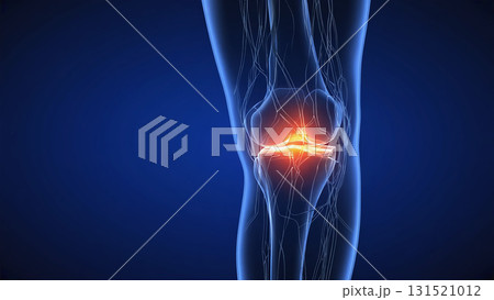 医療イラスト 脚、ひざの痛み 131521012