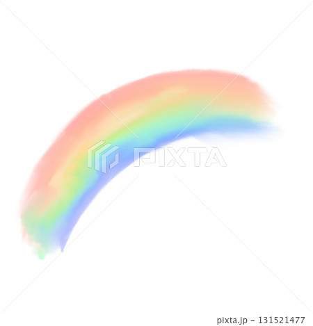 シンプルな虹の素材 131521477