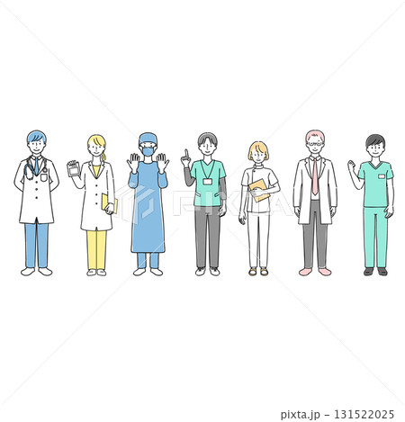 作業療法士、理学療法士、言語聴覚士、看護師、医者 作業療法士、理学療法士、言語聴覚士、看護師、医者 131522025
