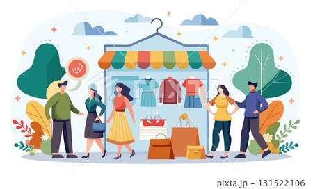 A community focused boutique fashion store concept hosting regular events, such as fashion shows, workshops, and trunk shows, fostering a sense of community among customers and building a loyal follo 131522106