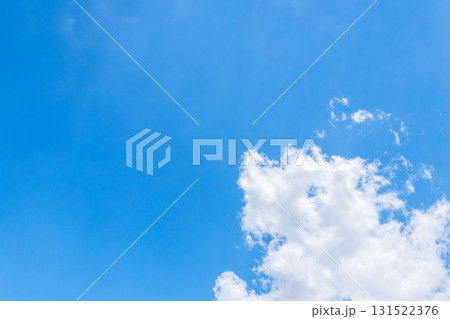 夏の空　夏山から見る青空と雲18 131522376