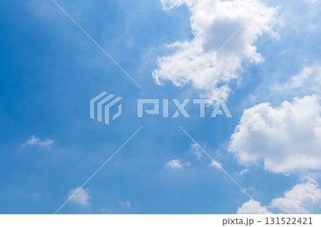夏の空　夏山から見る青空と雲63 131522421
