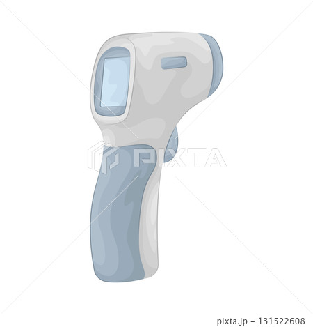 Illustration of digital thermometer  131522608