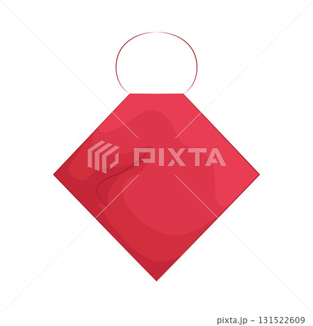 Illustration of High Visibility Propeller Safety Flag 131522609