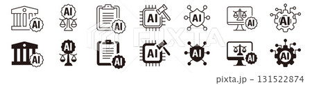 AI 人工知能 法律 規制 アイコン 131522874
