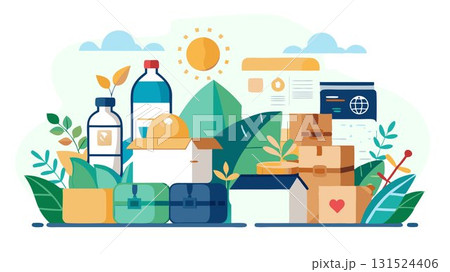 A custom sustainable packaging business concept offering personalized packaging solutions, bespoke designs, and customized branding options, helping businesses create unique and memorable packaging t 131524406