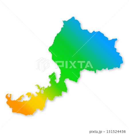 福井県地図 131524436