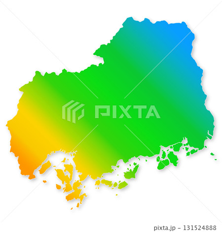 広島県地図 広島県地図 131524888