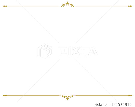 清楚な上下フレーム〜ゴールド〜 清楚な上下フレーム〜ゴールド〜 131524910