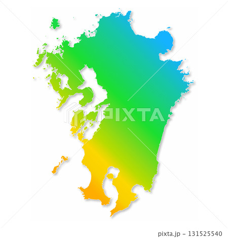 九州地方地図 131525540