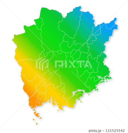 岡山県地図 岡山県地図 131525542