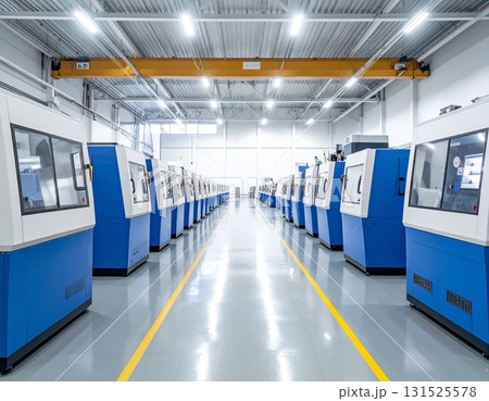 CNC milling machine in the factory 131525578