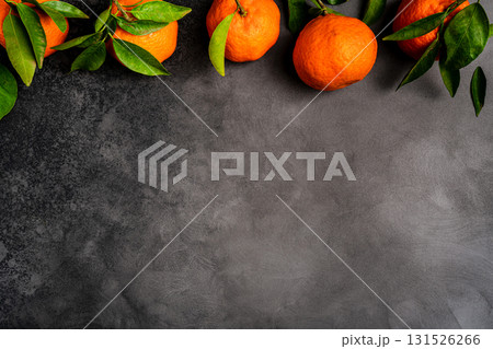 Fresh mandarin oranges fruit or tangerines 131526266