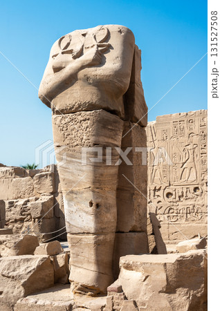 Ancient ruins of Karnak Temple in Luxor, Egypt 131527508