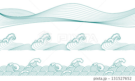 Traditional Asia line wave patterns Traditional Asia line wave patterns 131527652