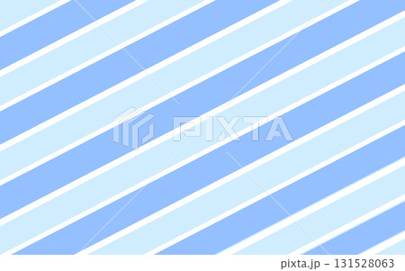 斜めストライプ柄のシンプル背景素材 青	 131528063